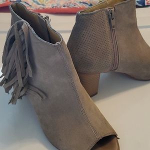 Kensie Fringe Booties